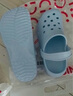 名创优品（MINISO）洞洞鞋男女夏季外穿沙滩凉鞋防滑厚底踩屎感包头凉拖鞋 蓝 40-41 实拍图