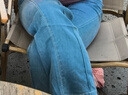 浪莎时髦中线阔腿裤夏季天丝牛仔裤女高腰显瘦垂感宽松冰丝直筒裤子 实拍图