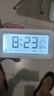 得力（deli）儿童节礼物充电电子闹钟背光家用学生儿童温湿度计床头钟开学升学必备白 LE103A 实拍图