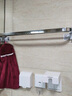 居臣仕304不锈钢折叠双杆毛巾架免打孔卫生间毛巾杆置物架毛巾挂杆加长 折叠双杆 304不锈钢带挂钩 79cm 实拍图