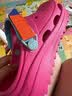 斯凯奇（Skechers）女鞋洞洞鞋凉鞋增高厚底耐磨沙滩拖鞋小怪兽包头洞洞鞋111581 粉红色/多彩色/PKMT 37 实拍图