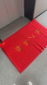 迪茵（DIYIN）出入平安门垫红色80*120cm 入户门地垫门口脚垫丝圈迎宾防滑垫 实拍图
