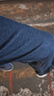 真维斯（JEANSWEST）牛仔裤男2025秋季青年男士宽松直筒长裤弹力休闲长裤蓝黑薄款31 实拍图