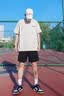 雅鹿短袖t恤男夏季冰丝速干男装潮牌衣服男士体恤上衣宽松圆领半袖 D210白色 XL 实拍图