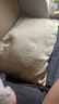 京东京造 真丝枕套 6A级桑蚕丝 丝绸纯色枕头套 48x74cm 单只装 香槟金 实拍图