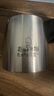 诺爵不锈钢烟灰缸带盖电竞网咖防风酒吧KTV台球室防灰飞私人定制印字 本色大号有柱-哥抽烟【无盖】 实拍图