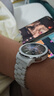 BHO【热销2万+】适用华为gt6/gt5pro表带gt5女款陶瓷watch gt4/gt3pro手表表带41/42mm/watch5男士款 真陶瓷【三株陶瓷白表带-白色银扣】 【GT3Pro/GT3 实拍图