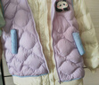 巴拉巴拉童装宝宝羽绒服保暖婴儿外套儿童冬季两件套萌趣男童女童 粉紫70032 90 外套充绒量30g+马甲充绒量18g 实拍图