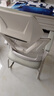 初学者电脑椅办公椅职员网椅会议椅子家用靠背椅休闲椅学生宿舍学习椅 WE白灰弓形-可后躺【海绵款】 实拍图
