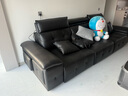 BOJO电动功能沙发床一体两用2025新款小户型客厅意式真皮艺劳伦斯9012 3.2m三人位（三电动） 接触面真皮 实拍图