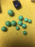 彩荷绿松石圆珠散珠星月金刚菩提绿松石处理隔珠散珠佛珠配件 直径12mm 实拍图