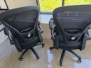卡弗特人体工学椅电脑椅家用学习椅舒适久坐办公座椅升降转椅书桌椅子 豪华款-黑框黑/旋转扶手-无头枕 实拍图