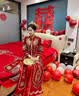 绯垚玛丽珍鞋高跟婚鞋新娘鞋不累脚粗跟新款中式红色秀禾婚纱百搭单鞋 【红色】 38 实拍图
