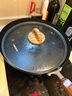 传世家徽（Muceski）炒锅铁锅无涂层炒菜锅精铁极铁平底不粘锅燃气电磁炉通用已开锅 30无盖【升级加厚锤纹系列】 30cm 实拍图