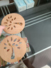 隔热垫餐桌 圆形16cm*4片 竹垫隔热耐高温砂锅汤锅茶杯垫 实拍图