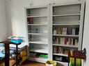 星都家用图书馆书架钢制多层落地架书柜收纳架0.9m六层2.0m高主架 实拍图