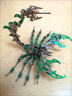 机械昆虫可动仿真蝎子精密金属拼装模型立体拼图创意diy手工玩具 【绿魔蝎】限时特价 实拍图