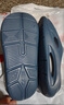 回力居家男士拖鞋室外穿四季防滑臭沙滩凉拖鞋HL02331黑色40-41码 实拍图