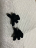 高级感丝绒蝴蝶结小抓夹刘海发夹复古公主夹子头饰女小号碎发夹女 黑色【一对】植绒蝴蝶结 实拍图