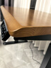 惠寻京东自有品牌 实木电动升降桌电脑桌家用学习桌子可升降办公书桌 【隐藏双电机】北美黑胡桃色 100*60（3CM实木桌面） 实拍图