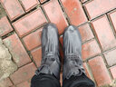 骑安高筒防水加厚耐磨男女摩托成人骑行防滑雨靴套户外便携式防雨鞋套 茶色 M 34-35 实拍图
