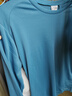 迪卡侬（DECATHLON）春夏季训练速干长袖防晒速干宽松打底衣健身跑步女运动服T恤上衣 孔雀蓝 S 实拍图