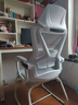 舒客艺家电脑椅办公椅职员网椅会议椅家用靠背休闲椅子弓形学生宿舍学习椅 WE白灰弓形-可后躺【乳胶款】 实拍图