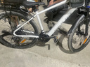 永久锂电池助力电动自行车禧玛诺变速超长续航山地车男女士双碟刹单车 F58-多彩白【10A线碟】27.5寸 实拍图