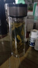 【⭐京东物流配送】高硼硅双层玻璃杯大容量泡茶杯水杯子茶水分离 【活动】 350ml 1只 实拍图