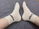 特步秋冬季儿童袜子7A抗菌纯棉防臭无骨男童袜抗起球透气中大童中筒袜 混色【无骨抗起球】5双 L【38-42码】 实拍图