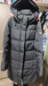 雪中飞【鹅绒】秋冬新款时尚百搭大口袋大长款连帽女士羽绒服女 黑色|8056 XL 175/96A 实拍图