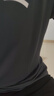 安踏（ANTA）冰丝速干运动套装男2025夏季新款透气短袖t恤男休闲健身跑步服饰 1204-5男装灰/基础黑 XL/180 适合140-160斤 实拍图