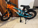 凤凰山地自行车男女变速山地车碟刹青少年儿童自行车学生单车 星际 橙蓝【变速+三刀轮】 18寸【适合120-155cm】 实拍图
