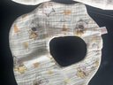 宝宝口水巾纱布围嘴全棉A类纯棉韩版印花婴幼儿绉布吃饭围兜毛巾 25*25cm 邀新专享 1条装 实拍图