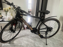 飞鸽（FLYING PIGEON）公路自行车700C跑车成人男女青少年大中小学生车竞速骑行单车 超越铝架-直把-黑色 24速入门级 实拍图