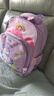艾欣儿 幼儿园书包女小班中大班时尚卡通动漫三3-6岁儿童小学生男女孩超轻减负护脊小背包 紫色小马图案 实拍图