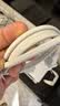 毕亚兹国标两插8字电源连接线 八字尾双孔适用Apple TV/P4/5/mac mini/打印机/相机/音响电源线 1米白 实拍图