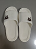 稻草人拖鞋男女居家用秋冬洗澡厚底浴室内外穿情侣防滑静音凉拖 白40-41 实拍图
