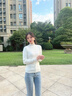 翊尚美毛衣女冬新款春秋季半高领针织衫女士打底衫修身显瘦蕾丝内搭上衣 白色【春季薄款】 M 【90-115斤】 实拍图