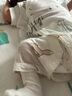 欢喜小熊婴儿短袖连体衣夏季薄款纯棉哈衣睡衣男女初生宝宝衣服2件装 实拍图