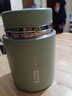 慕馨（moosen）316不锈钢焖烧杯保温饭盒闷焖烧壶饭桶便当带饭大容量超长保温 薄荷绿-抗菌款800ml【买一赠六】 实拍图