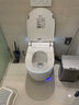 TOTOOLEO系列壁挂式智能马桶全自动悬挂入墙式双水路即热悬空虹吸式坐便器 T837白色【顶配版】【自动翻盖】 支架+马桶（包安装） 实拍图
