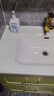 DSTO台盆陶瓷一体盆洗手盆单盆阳台卫生间柜中边盆台下洗脸面盆池定制 【81*50cm】单盆+下水器+安装胶 实拍图