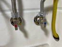 潜水艇（Submarine）热水器进水软管 304不锈钢波纹管可自由弯曲 4分/6分接头冷热通用 40cm  E-40【4分】 实拍图