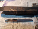 英雄（HERO）钢笔 616小号 复古铱金学生日常书写练字墨水笔 暗尖F 莫兰迪深蓝 实拍图