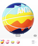 安踏（ANTA）篮球儿童5号幼儿小学生青少年室内外耐磨橡胶7号蓝球 彩蛋蓝7号 实拍图