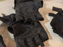 李宁健身手套女骑行运动半指单杠哑铃防滑训练撸铁器械登山463灰粉S 实拍图