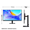 三星（SAMSUNG）32英寸 S80UD 4K IPS HDR Type-C90W HDMI DP 便携安装底座 升降旋转 办公显示器 LS32D802UBCXXF 实拍图