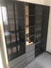唐辑轻奢玻璃门书柜自由组合书架落地客厅展示柜储物柜双门60cm长 实拍图