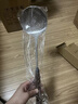 康巴赫漏勺304不锈钢线漏胡桃木防烫捞饺子面条勺12cm漏网油炸勺子笊篱 实拍图